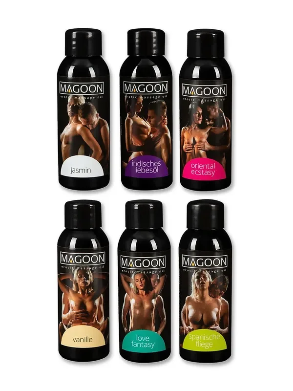 Massageöl-Set 6er Pack (6 x 50ml)