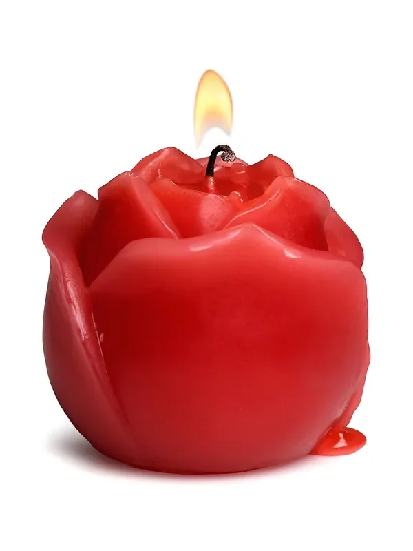 Master Series Flaming Rose SM-Kerze, rot
