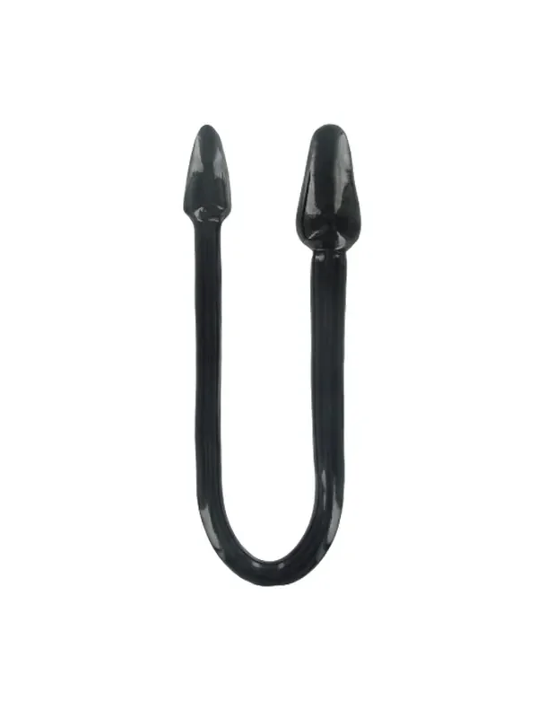Master Series Ravens Tail Double Ended Plug Doppel-Analplug, schwarz