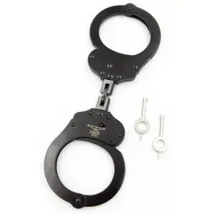 Metal Handcuffs Double Lock Black