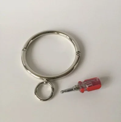 Metall Halsband mit O-Ring