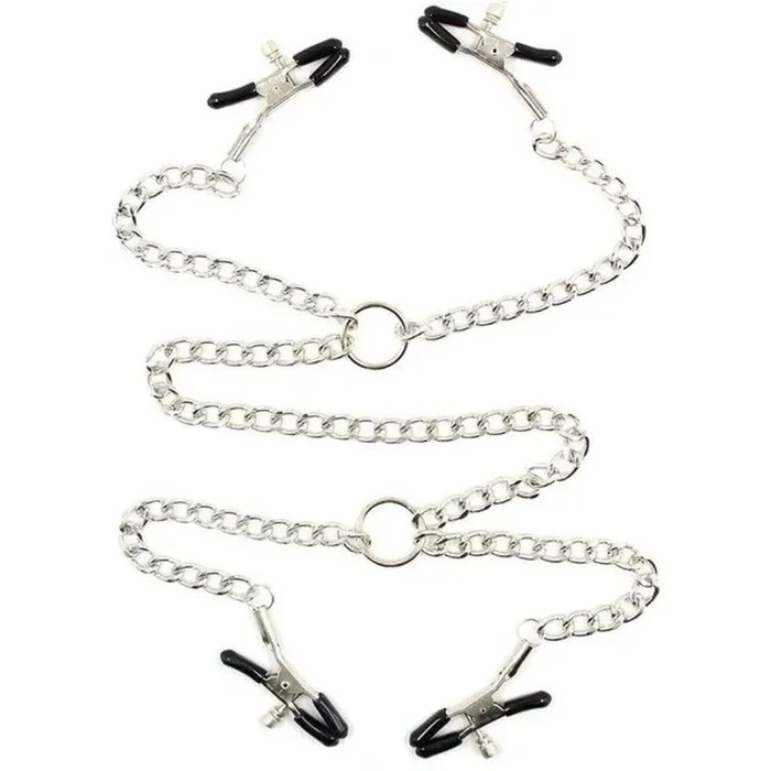 Metall Nippelklemmen mit Vulvaklemmen und 2 Ringen