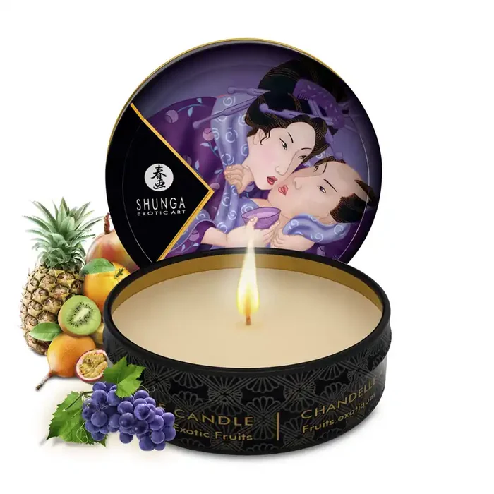 Mini Massage Candle – Exotic Fruits – 1 oz / 30 ml