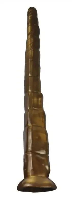 Monster RattleSnake Langdildo 45 x 5.5cm Golden