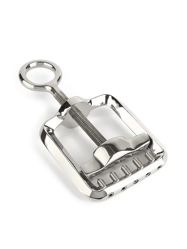 Mr. Steel Ball Crusher-V2 Edelstahl-Hoden-Schraubzwinge, silber