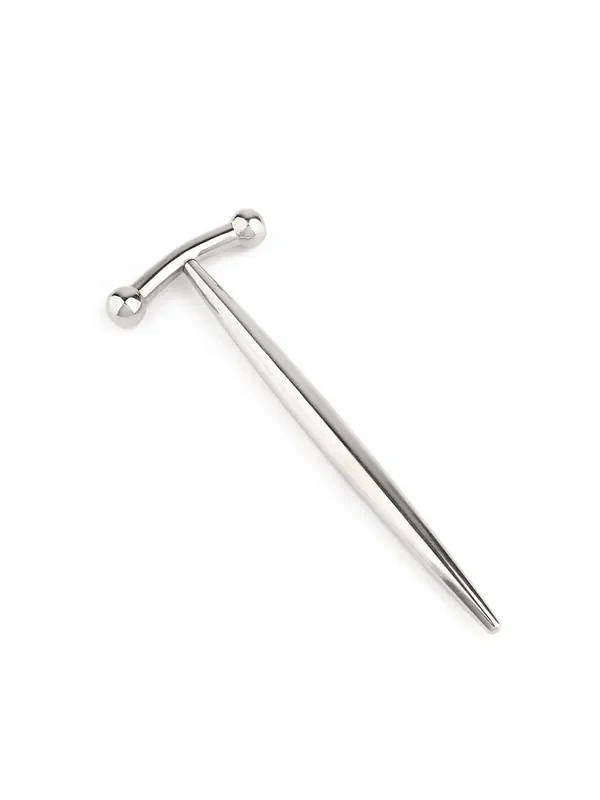 Mr. Steel DickVader Round Tip Penis Plug Edelstahl-Penisplug, silber