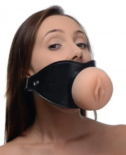Muschi Gesicht Oralsex Mundknebel