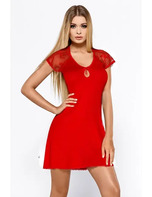 Nachtkleid Hillary rot