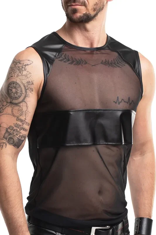 Netz Shirt mit Wetlook
