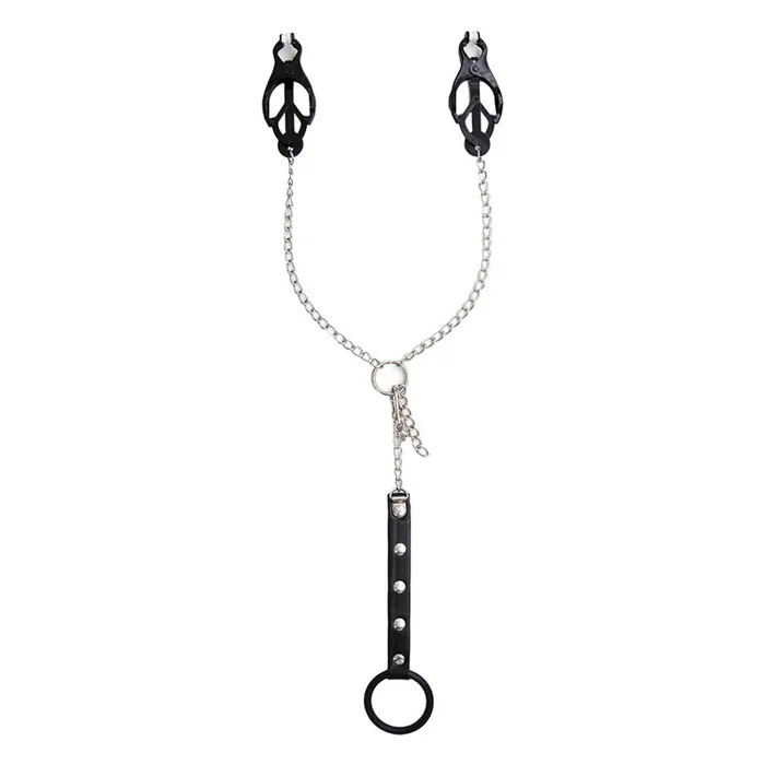 Nippelklemmen mit Kette und Leine