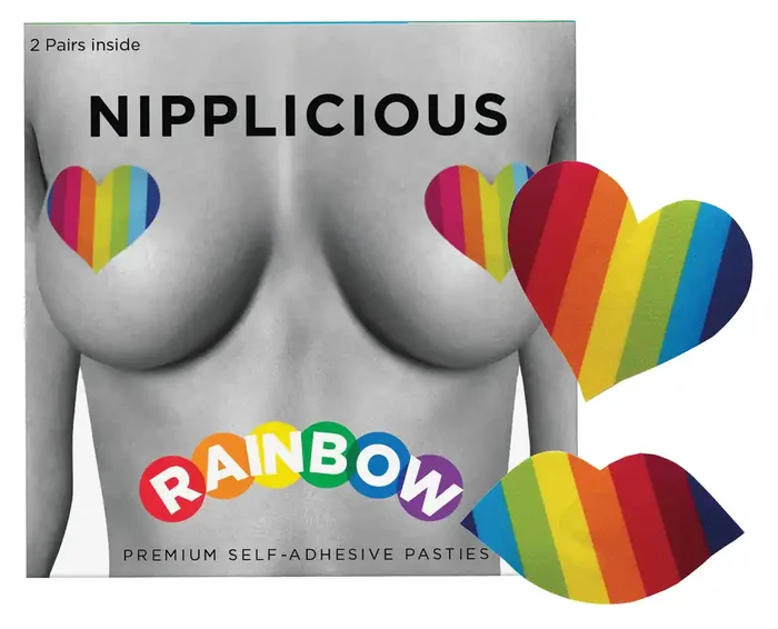 Nipplicious Regenbogen Pasties