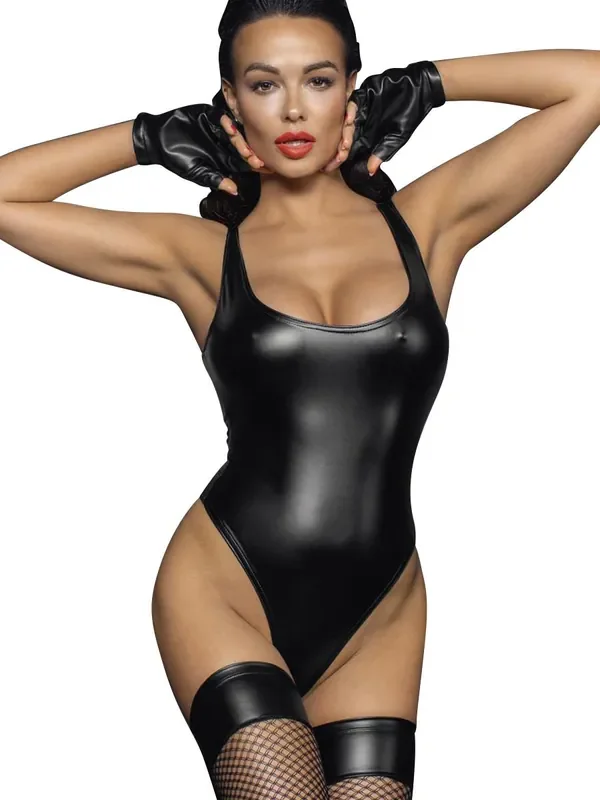 Noir Handmade Wetlook-Body F244, schwarz