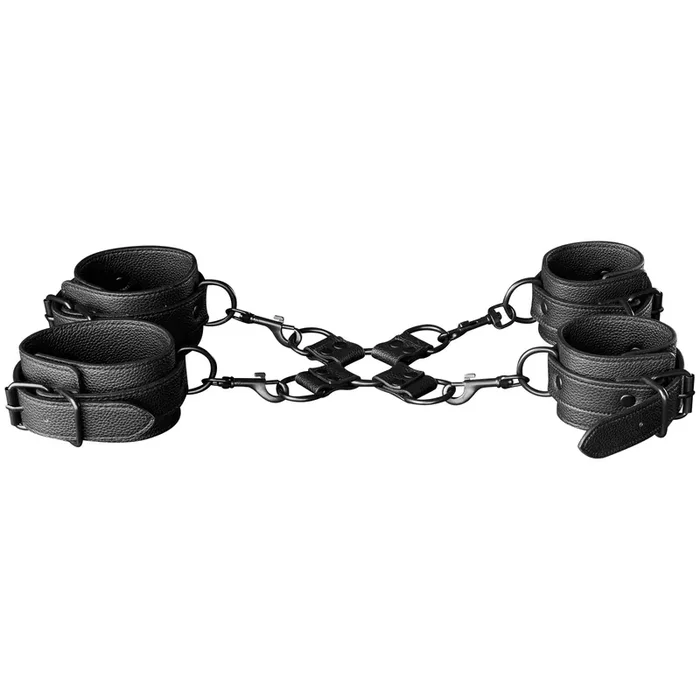 Obaie Hogtie-Manschetten aus Kunstleder