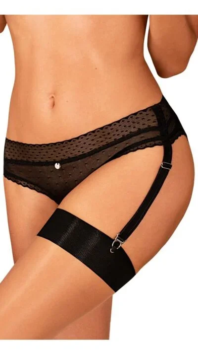 Ouvert-Panty mit Strapshaltern