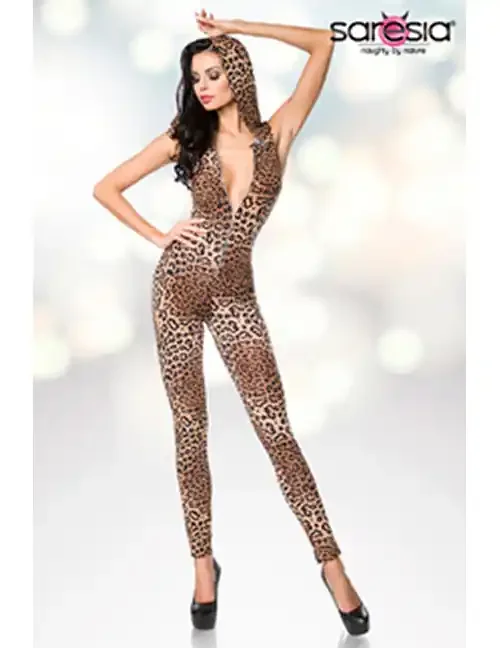 Overall mit Leo-Print