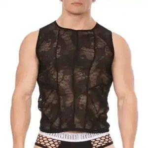 Ozil Lace Tanktop Schwarz