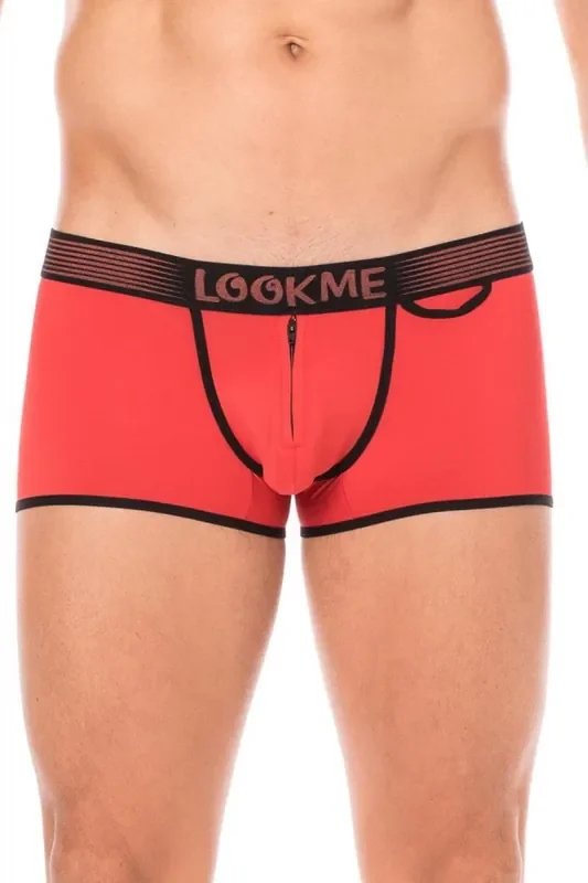 Panty mit Reißverschluss aus weichem dehnbarem Material und breitem Gummibund