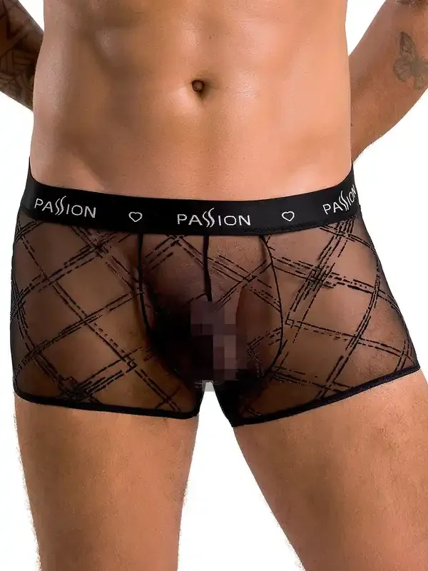Passion MP032 Netz-Boxerpant, schwarz