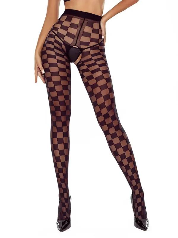 Passion TI Open 24 Ouvert-Strumpfhose, schwarz