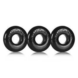 Penisring-Set – Donut-Ringer-Schwarz