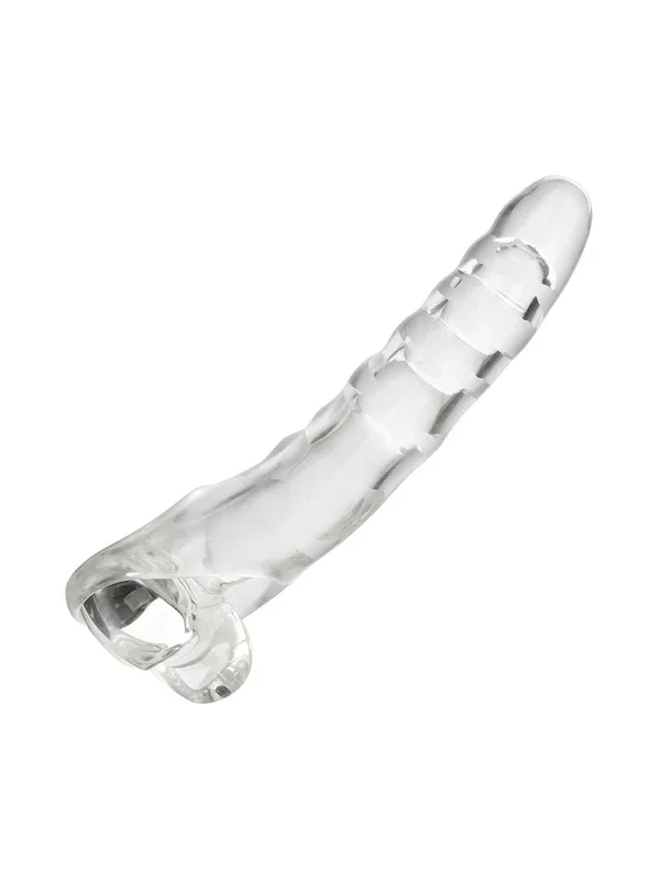 Performance Maxx Clear Ridged Extension Kit: Penishüllen-Set, transparent