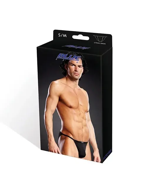 Performance Microfiber String Bikini blk