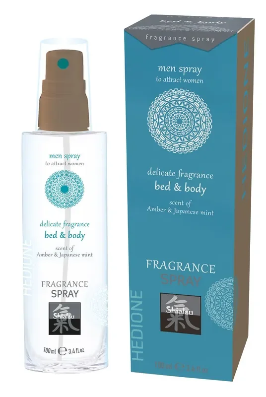 Pheromone Bed & Body Duft für Männer – Bernstein und japanische Minze