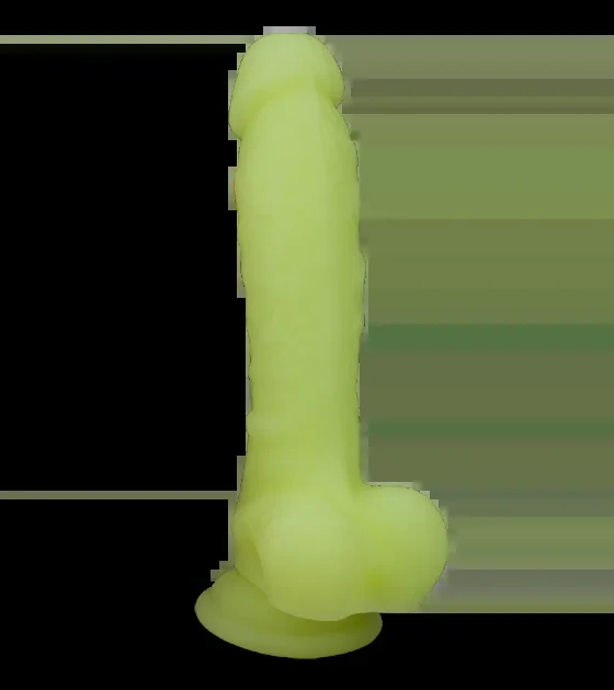 Phosphoreszierender Saugnapf-Dildo Osvald