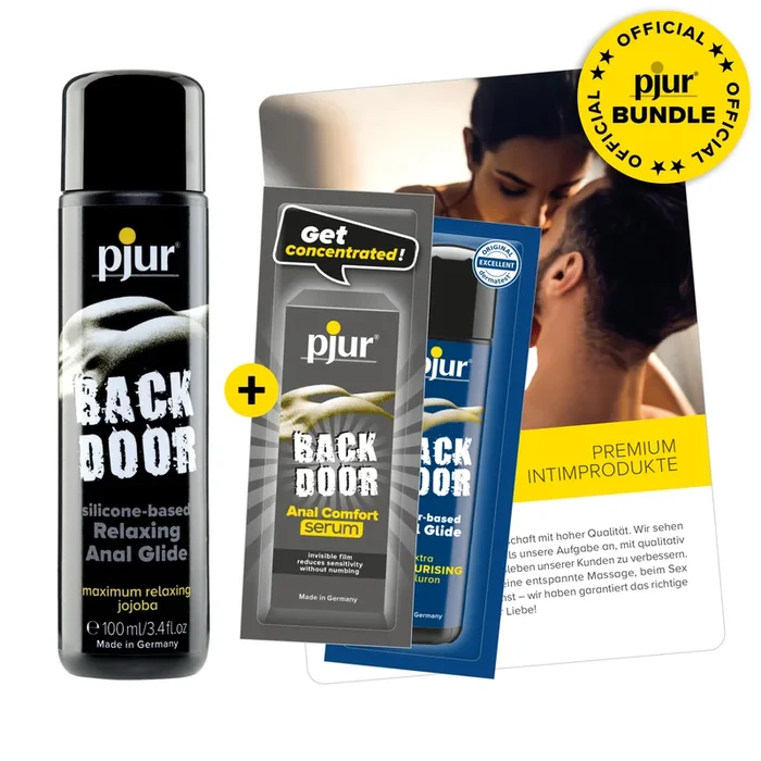 Pjur Bundle BACK DOOR Anal Gleitgel – inkl. 2 Produktproben – 103,5ml