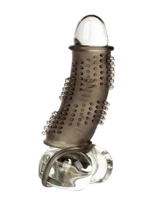 Pleasure Enhancer Nubs Penishülle, rauchgrau