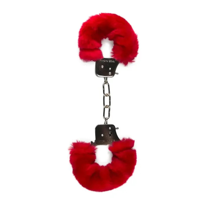 Plüschige Handschellen – Rot