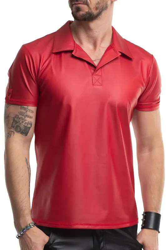 Polo Shirt im Wetlook