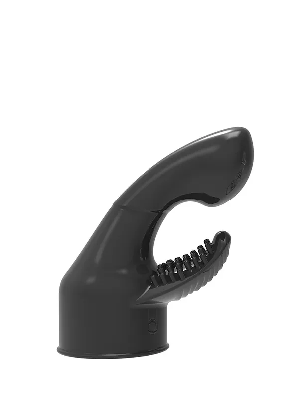 Power Wand Dual Stimulation Vibratoraufsatz, schwarz