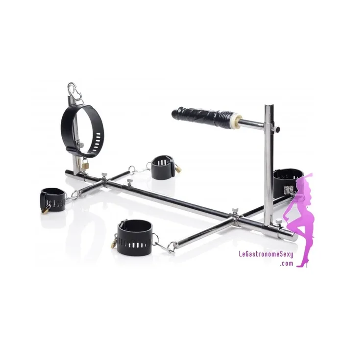 Pranger mit Levrettezwang – Bondage mit Dildo