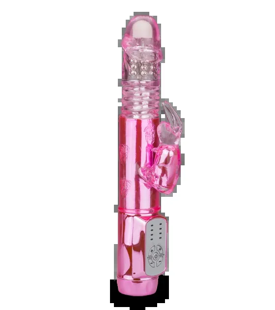 Rabbit-Vibrator mit Rotation und Stoßfunktion