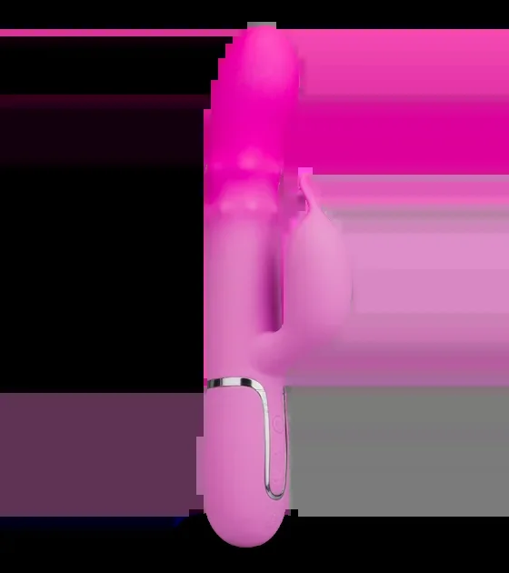 Rabbit-Vibrator mit rotierenden Perlen und Stoßfunktion Begonia
