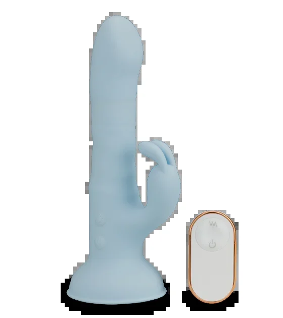 Rabbit-Vibrator mit Saugnapf und Stoßfunktion VelvetHop