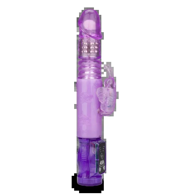 Rabbit-Vibrator mit Stoßfunktion Butterfly Dance