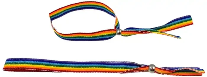 Rainbow Stoffarmband