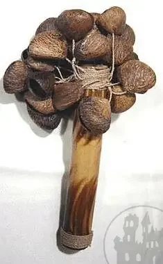 Rassel mit Samenkapseln