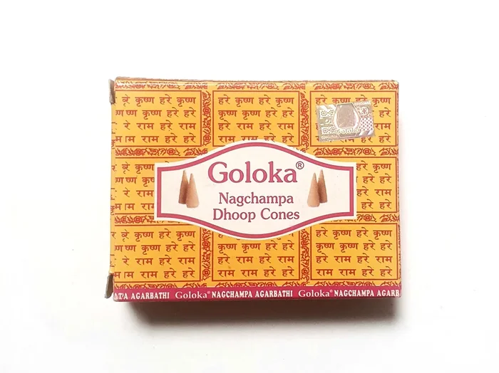 Räucherkegel – GOLOKA Nag Champa