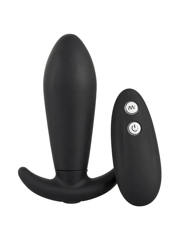 Remote Controlled Vibroplug Vibro-Analplug, schwarz