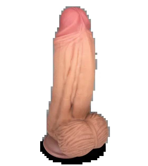 Riesendildo aus Liquid Silicone Durchmesser 6,8 cm