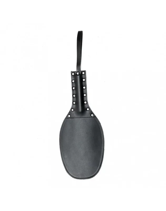 Rimba Paddle Peitsche – 35 cm | Leder & Nieten für intensive Lust
