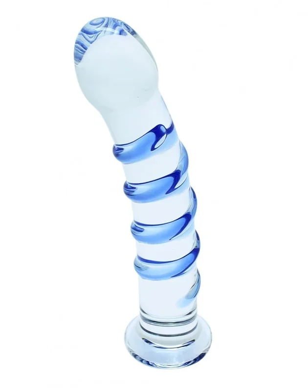 Rimba Sensual Glass Fay – Ø 3.5 x 18 cm – Glasdildo