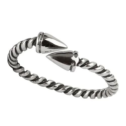 Ring ‚Klauen‘ Edelstahl