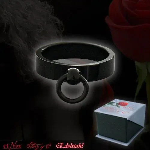 Ring Story of O. schwarz – 5mm