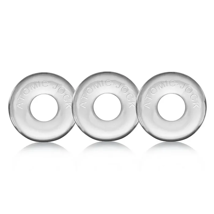 Ringer – 3-pack of Do-Nut-1 Cockrings – Clear