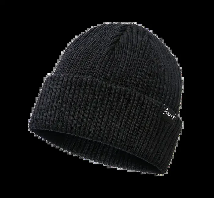 Rippstrickmütze aus Baumwolle