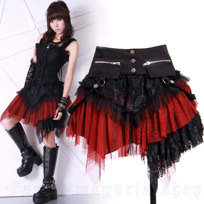 Rock Schwarz/Rot